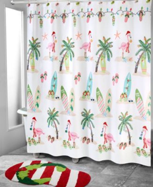 Avanti Flamingo Jingle Holiday Resin Bath Accessories