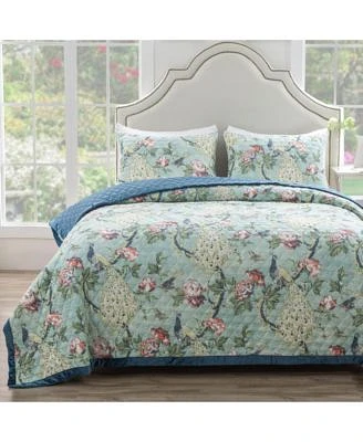Greenland Home Fashions Pavona Quilt Sets