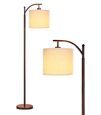 Montage 62" Led Arc Floor Lamp with Hanging Drum Shade