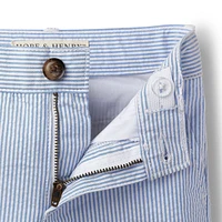 Hope & Henry Big Boys Cotton Seersucker Short