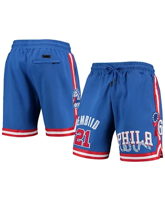 Men's Pro Standard Joel Embiid Royal Philadelphia 76ers Team Player Shorts