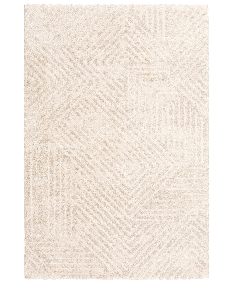 Mink Home Leisure Cove Lace 7'10" x 10'10" Area Rug
