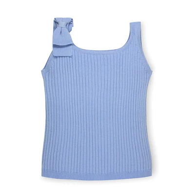 Hope & Henry Girls Sleeveless Sweater Tank with Bow