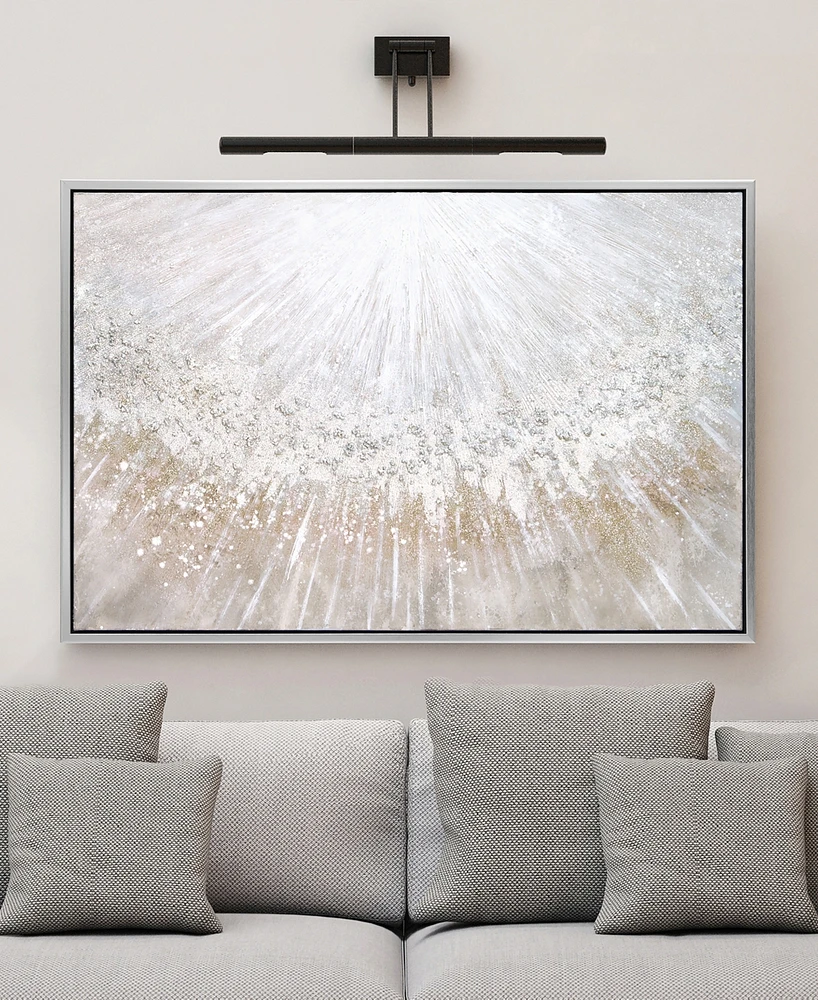 Empire Art Direct Pellets Textured Glitter Hand Painted Canvas Wall Art, 32" x 48"