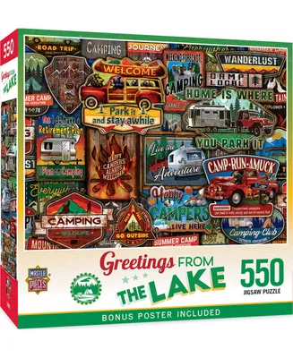 Greetings From The Lake - 500 Piece Jigsaw Puzzle