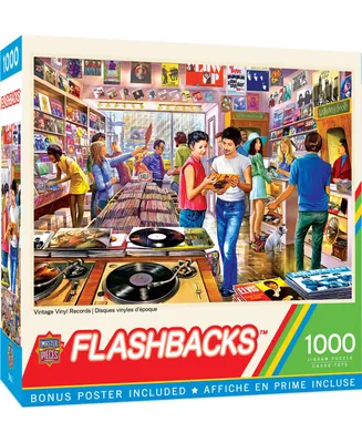 MasterPieces Flashbacks Vintage Vinyl Records 1000 Piece Jigsaw Puzzle