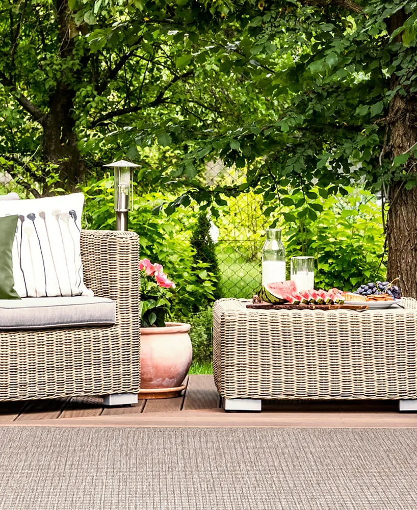 Liora Manne' Orly Texture 3'3" x 4'11" Outdoor Area Rug