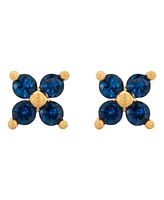 Girls Crew Women's Teeny Tiny Sapphire Cluster Studs