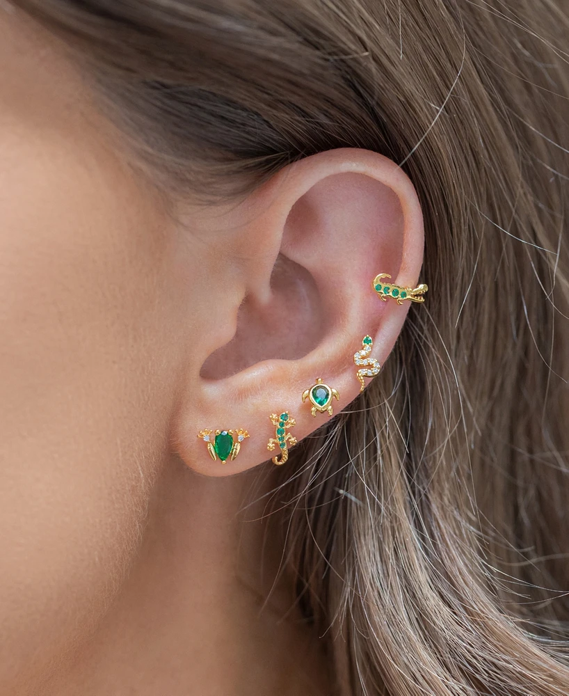 Girls Crew Women's Emerald Rainforest Stud Set