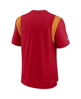 Men's Nike Red Kansas City Chiefs Sideline Tonal Logo Performance Player T-shirt