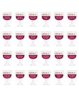 Big Dot of Happiness Drink If Game - But First, Wine - Wine Tasting Party Game - 24 Count