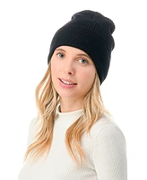 Marcus Adler Women's Ultra Soft Rib Detail Cuff Beanie