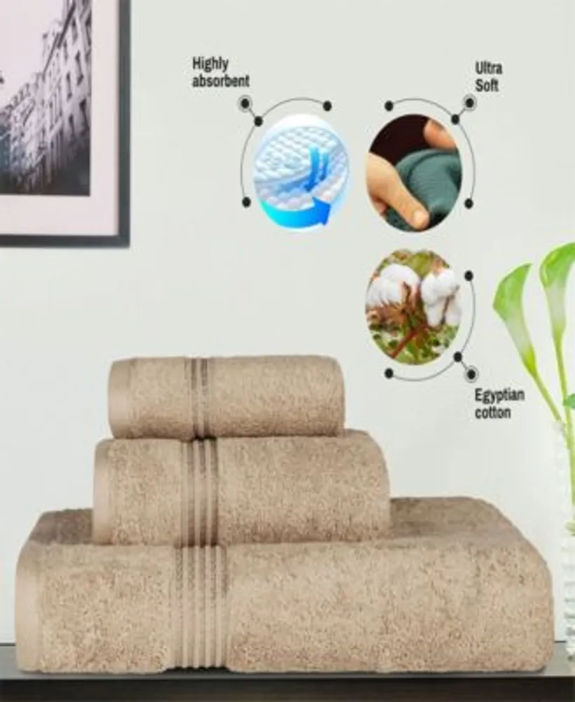 Superior Solid Quick Drying Egyptian Cotton Bath Towel Sets
