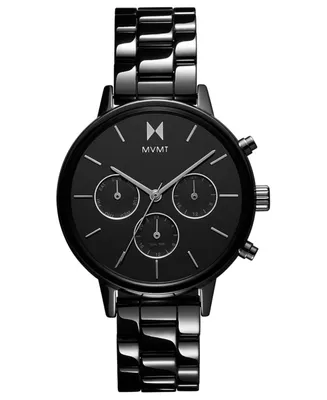 Mvmt Women's Nova Ceramic Black Bracelet Watch, 38mm