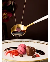Le Vian Godiva x Le Vian Strawberry and Chocolate Heart Pendant Necklace Featuring Passion Ruby (3/4 ct. t.w.) & Chocolate Diamond (1/10 ct. t.w.) in