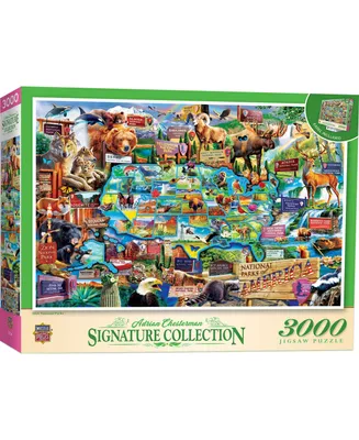 Signature Collection - Usa National Parks 3000 Piece Jigsaw Puzzle - Flawed