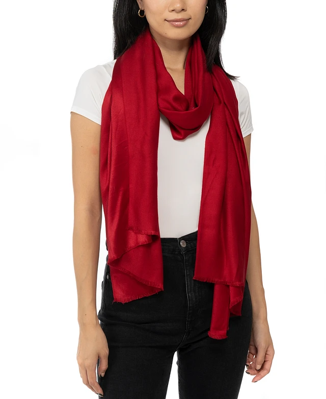 Silk Pashmina Macy's Cashmere Scarf Womens Charter Club 100