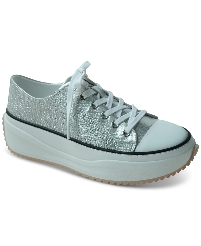 Wild Pair Highfive Lace-Up Low-Top Sneakers