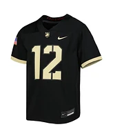 Big Boys and Girls Nike #12 Black Army Knights Untouchable Football Jersey