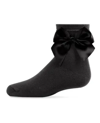 MeMoi Little Girls Side Bow Anklet Socks