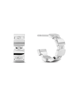 Tommy Hilfiger Crystal Link Earrings