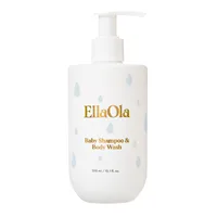 EllaOla Superfood Baby Shampoo & Body Wash | Organic Baby Bath Essentials | Fragrance Free & Tear Free