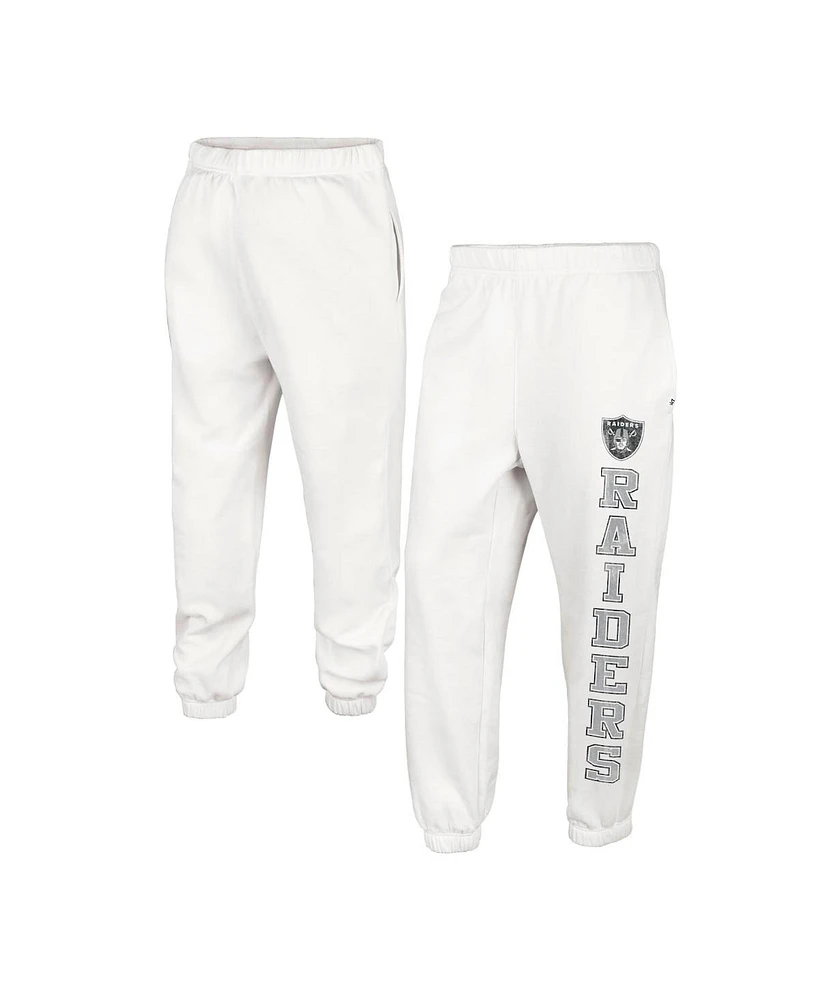 Women's '47 Brand Oatmeal Las Vegas Raiders Harper Joggers