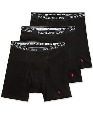Polo Ralph Lauren Men's 3-Pack Classic Cotton Boxer Briefs