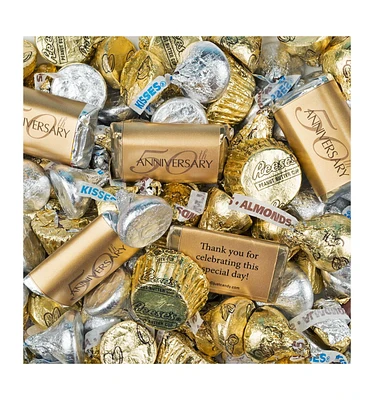 Just Candy 50th Anniversary Candy Party Favor Hershey's Chocolate Mix, 115 Pieces