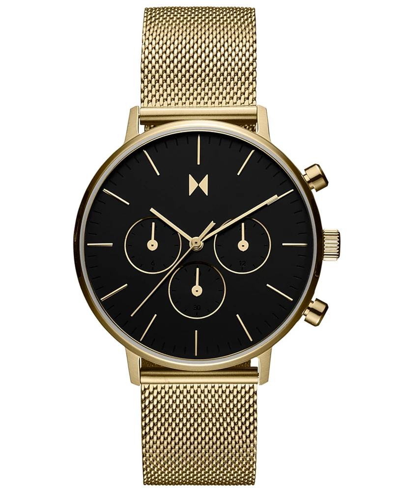 Mvmt Men's Legacy Quartz Mesh Gold-tone Watch 42mm