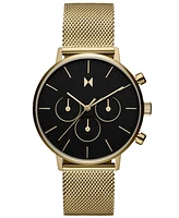 Mvmt Men's Legacy Quartz Mesh Gold-tone Watch 42mm