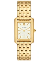 Tory Burch Women's Eleanor Gold-Tone Stainless Steel Bracelet Watch 34mm