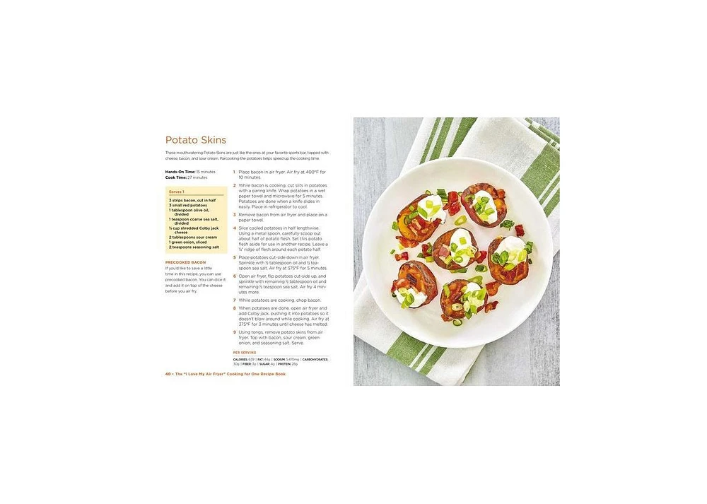 The "I Love My Air Fryer" Cooking for One Recipe Book: 175 Easy and Delicious Single-Serving Recipes, from Chicken Parmesan to Pineapple Upside-Down C