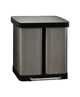 Organize it All 60 Liter Dual Compartment Recycling Bin