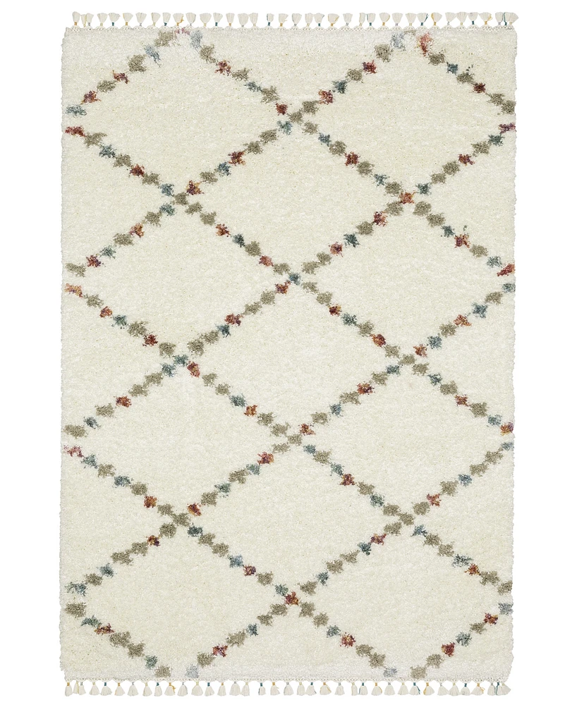 Oriental Weavers Axis AX08A 3'10" x 5'5" Area Rug
