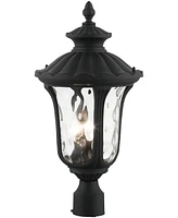 Livex Oxford 3 Light Outdoor Post Top Lantern