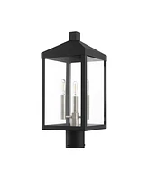 Livex Nyack 3 Light Outdoor Post Top Lantern