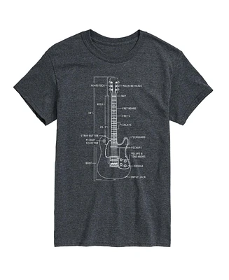 Airwaves Men's Guitar Short Sleeve T-shirt