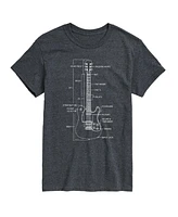 Airwaves Men's Guitar Short Sleeve T-shirt