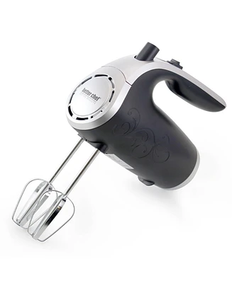 Better Chef 5-Speed 150-Watt Hand Mixer Black w/ Silver Accents