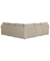 Closeout! Wrenley 102" 5-Pc. L-Shape Modular Sectional Sofa, Created for Macy's