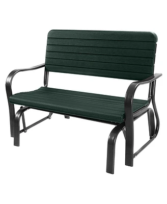 Outdoor Patio Swing Porch Rocker Glider Bench Loveseat Garden Seat Steel
