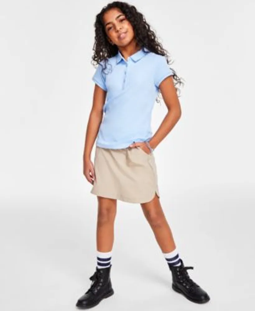 Nautica Big Boys Big Girls Short Sleeve Polo Shirts Performance Drawstring Jogger Pants Performance Scooter Shorts