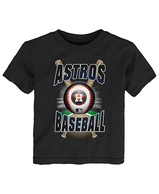 Toddler Boys and Girls Black Houston Astros Special Event T-shirt