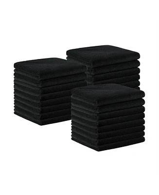 Microfiber Bleach-Safe Salon Towels (Pack of 24), 16x27, Solid Color, Absorbent Hair Drying Towel, Perfect for and Spa