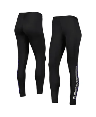 Women's G-iii 4Her by Carl Banks Black Golden State Warriors Jump Shot Leggings