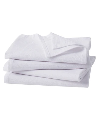 White Flour Sack Kitchen Towel, Set of 4