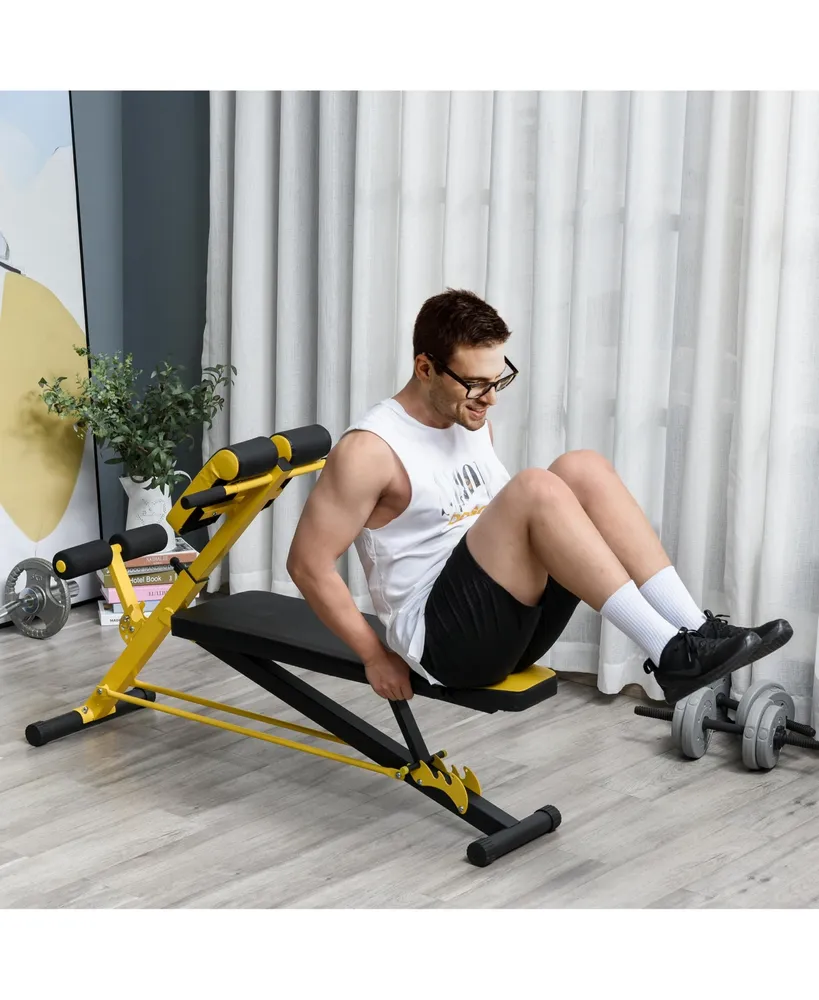 Soozier Adjustable Dumbbell Strength Bench, Core Exercise Home Gym Set-up
