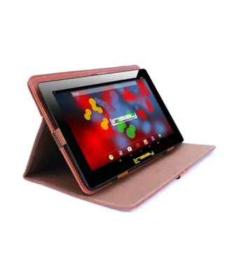 Linsay New 10.1" Tablet Octa Core 128GB Premium Business Bundle with Deluxe Keyboard Case, Briefcase and Pen Stylus Newest Android 14