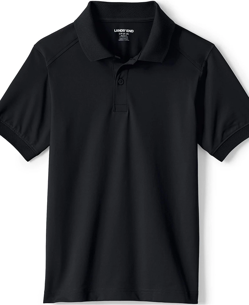 Lands' End Girls Short Sleeve Rapid Dry Polo Shirt